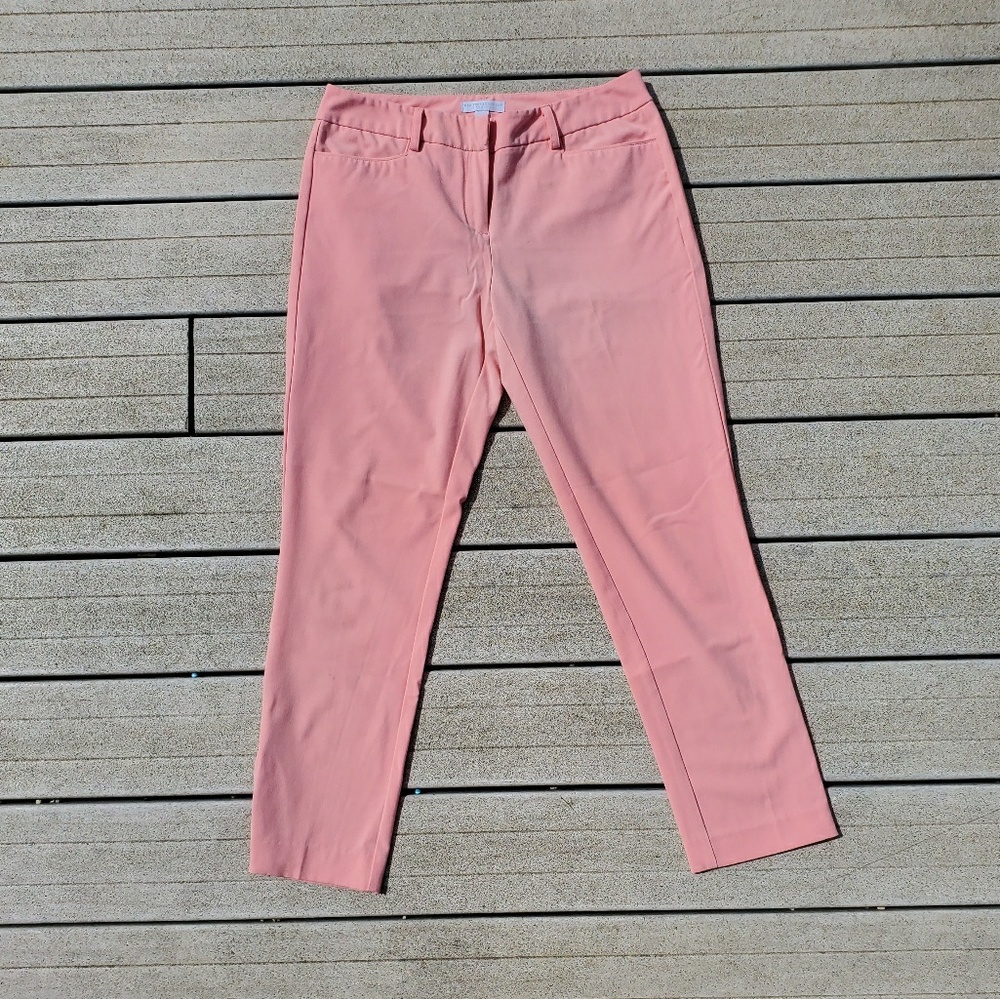 EUC NYC pink crop dress pant